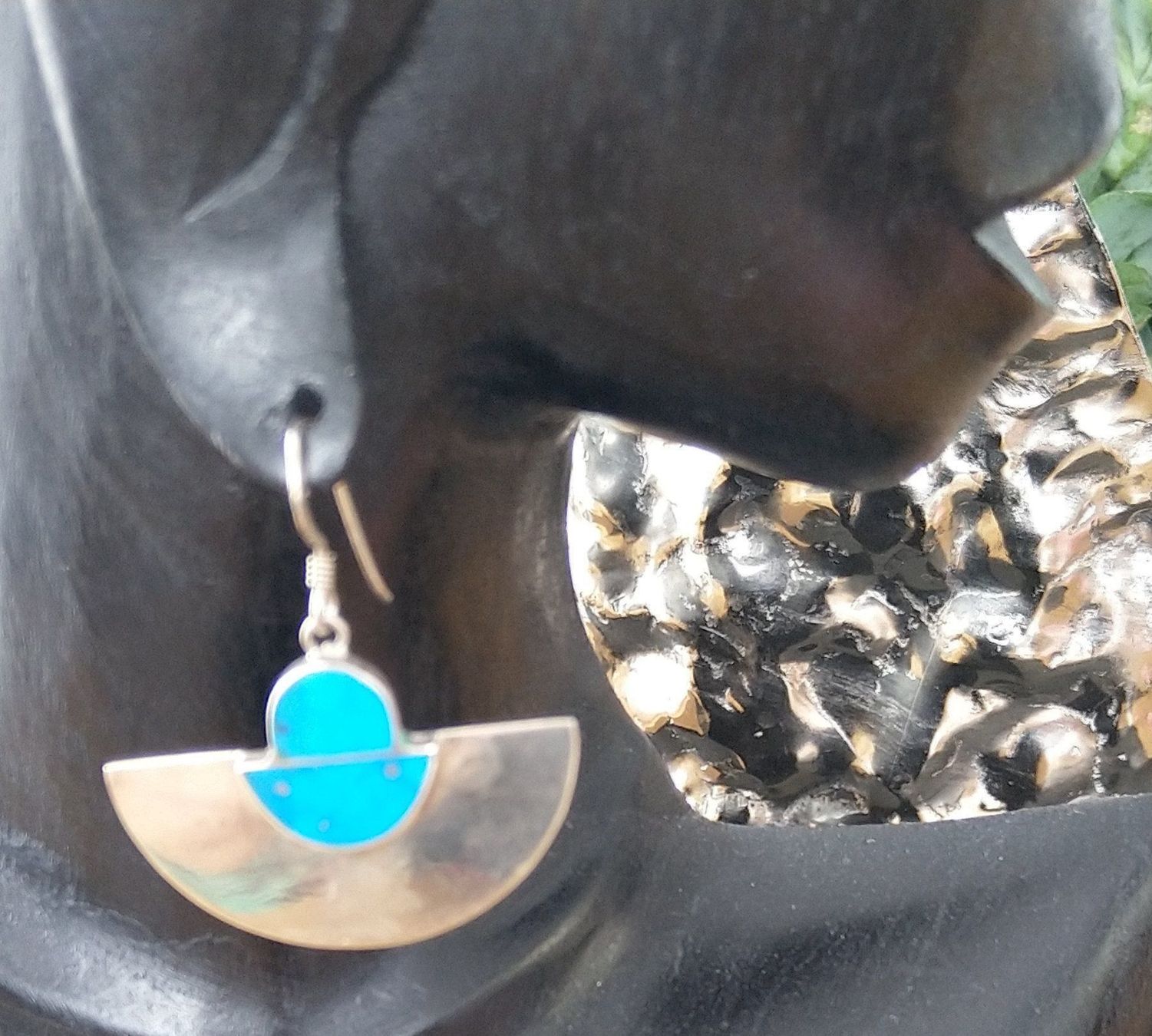 Orecchini pendenti & Orecchini a lobo: OHRRINGE MIT EMAILLE IN 925 SILBER – Usato da Romanshorn venduto da Glitzer-Paradies 3