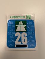 Autobahnvignette 2026 neu original Schweiz, Vignette