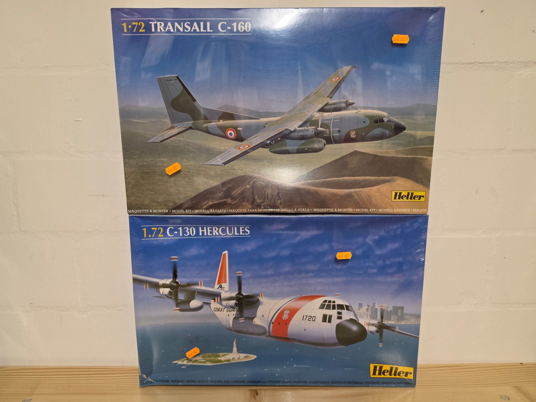 Kit di modellismo & Modellini statici: Bausatz, Hercules und Transall, 1:72, Heller – Nuovo e nell'imballaggio originale da Bachenbülach venduto da Obi-meow-kenobi