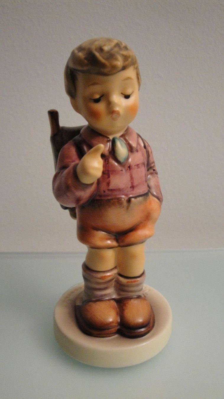Hummel Statuette: Hummelfigur, Eins, zwei, drei – Nuovo e nell'imballaggio originale da Jona venduto da tischline 2