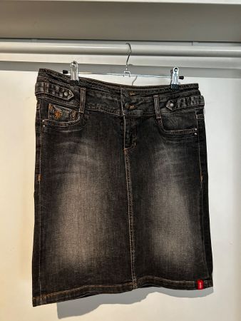 Esprit Jeansrock Damen Grösse 36 Black