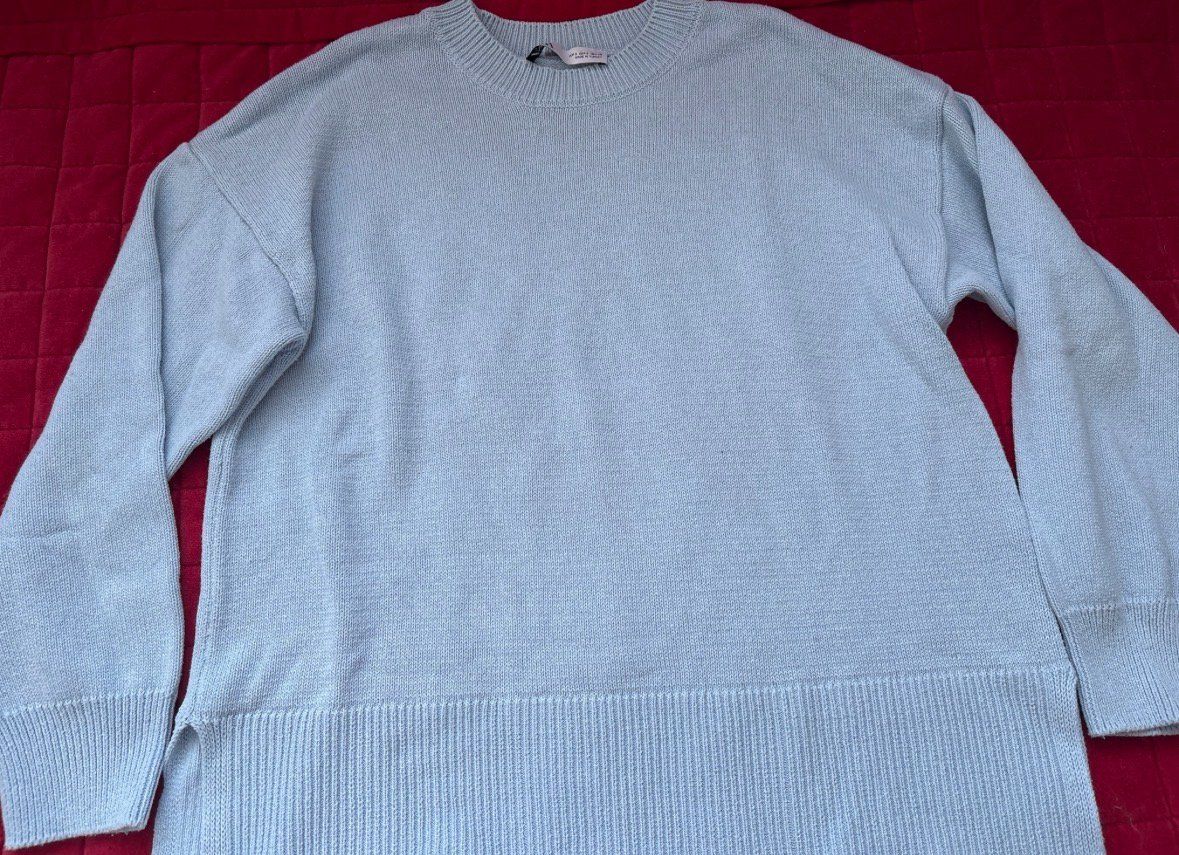 Zara Maglioni & Felpe: Pull Zara bleu clair - Taille S - Parfait pour la saison! – Usato da Grimisuat venduto da nAth.- 2