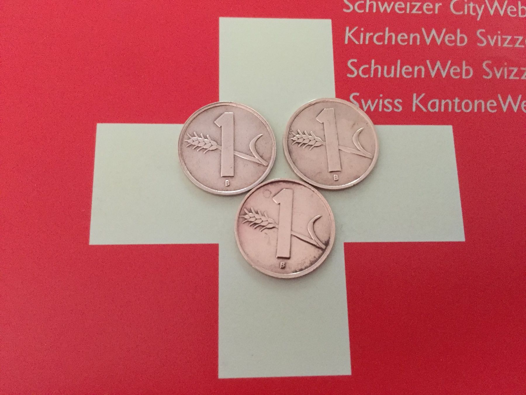 Alle Münzen: 1 Rappen - TRIO 1949 ss-vz – Gebraucht aus Elsau von herbybay 2
