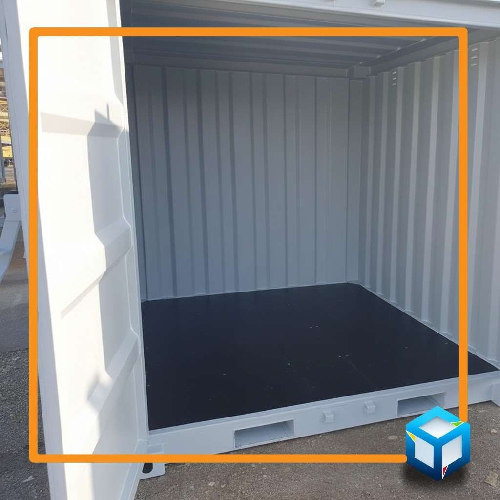 Baucontainer: Lagercontainer 8 Fuss – Neu und originalverpackt aus Zofingen von EUROmodul 1