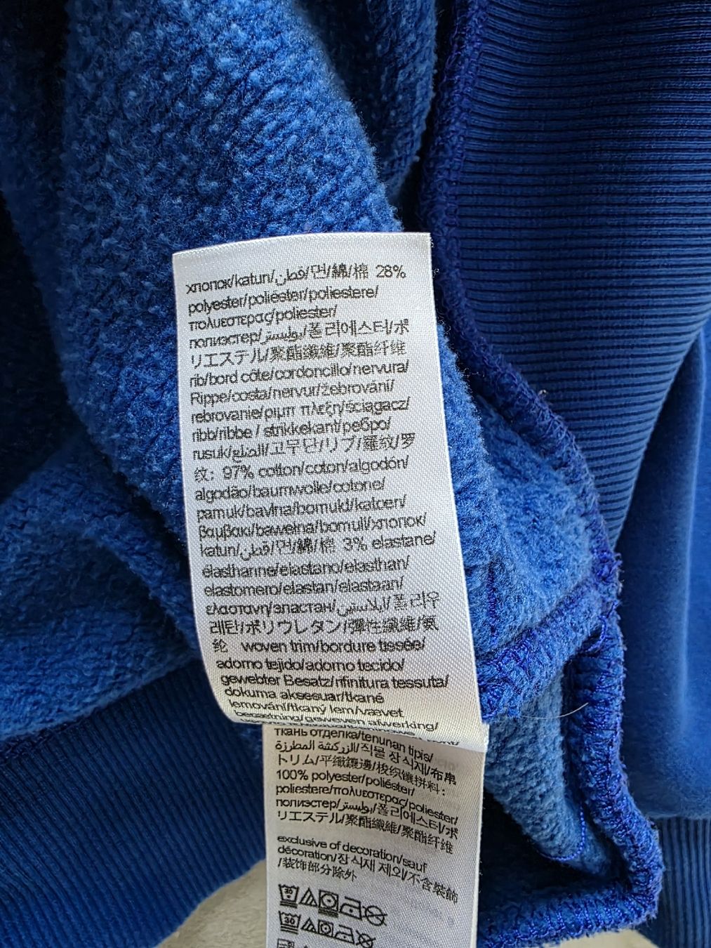 Calvin Klein Maglioni & Felpe: Calvin Klein half zip sweater, blue, black, size M – Usato da Bern venduto da Tommy.Z 2