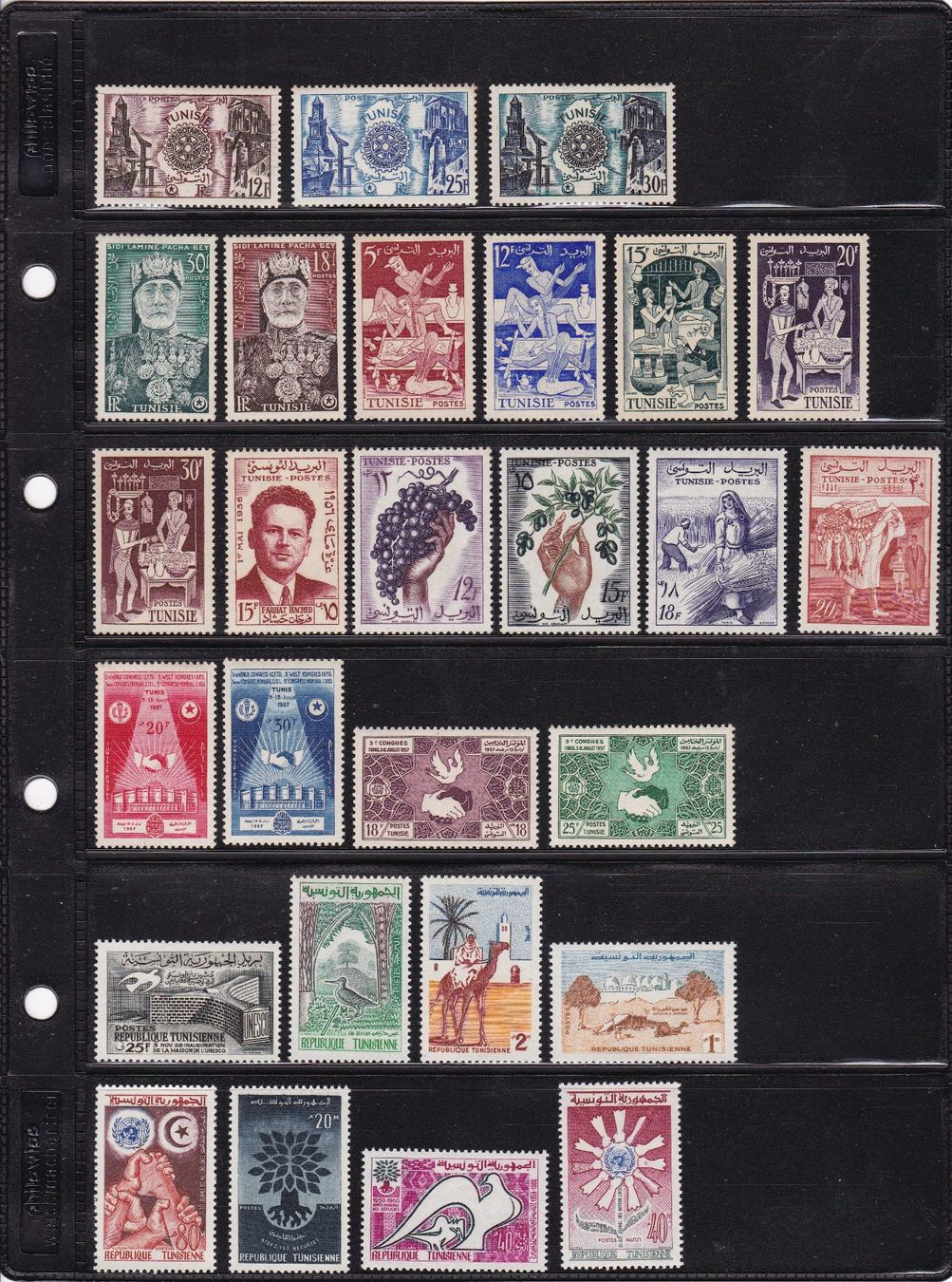 Tutti i francobolli: Postfrisch-Sammlung TUNESIEN – Nuovo (secondo la descrizione) da Gretzenbach venduto da Sikim