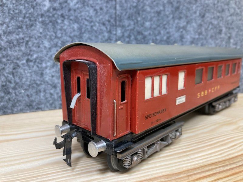 Buco Trains électriques: Buco Spur 0 Speisewagen Restaurant rot SBB – D'occasion à Büsserach par ModellbahnDepot 4