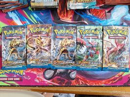 Pokémon XY Turbofieber - 8 LEERE !! BOOSTER