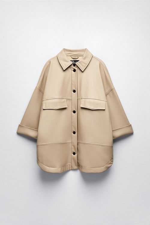 Wildlederjacke Damen Oversized Bomber - Braune Übergangsjacke Mit Reißverschluss