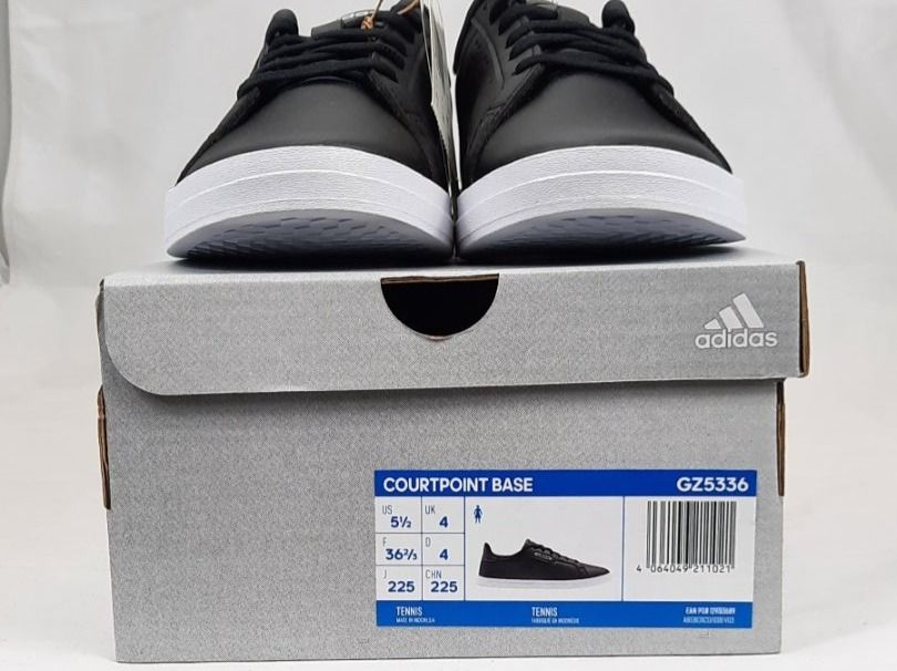 Adidas Damenschuhe: ADIDAS COURTPOINT BASE Black Sneaker Gr. 40 2/3 – Neu und originalverpackt aus Seuzach von VT-Collections1 9