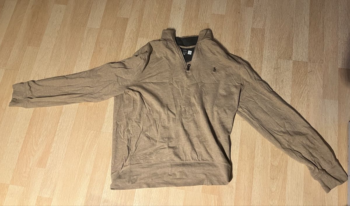 Ralph Lauren Pulls & Sweat-shirts: Ralph Lauren Half-Zip Pullover - Size M - Earthy Taupe – Neuf (Voir description) à Zürich par jes_2wyq