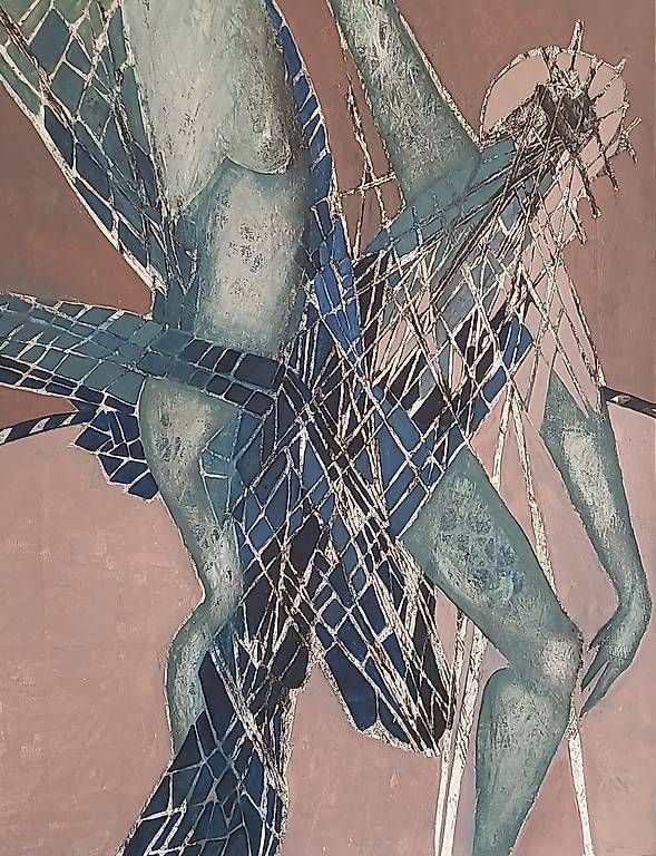 Dipinti: Leinwand von Pia Bernardt – Usato da Basel venduto da Eule2000