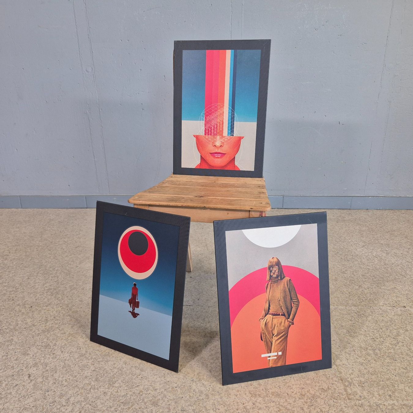Insegne: "Mind Geometry" Frank Moth Schild Blechschild – Usato da Nottwil venduto da Wondewa-Shop 3