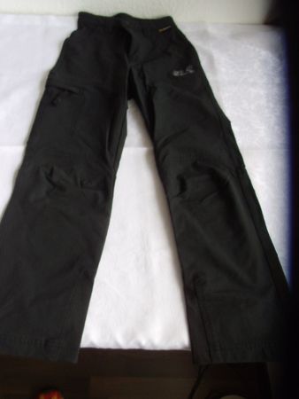 Jack Wolfskin Hose Kinder Gr. 128 schwarz