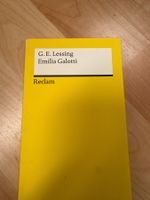 Reclam G.E. Lessing Emilia Galotti