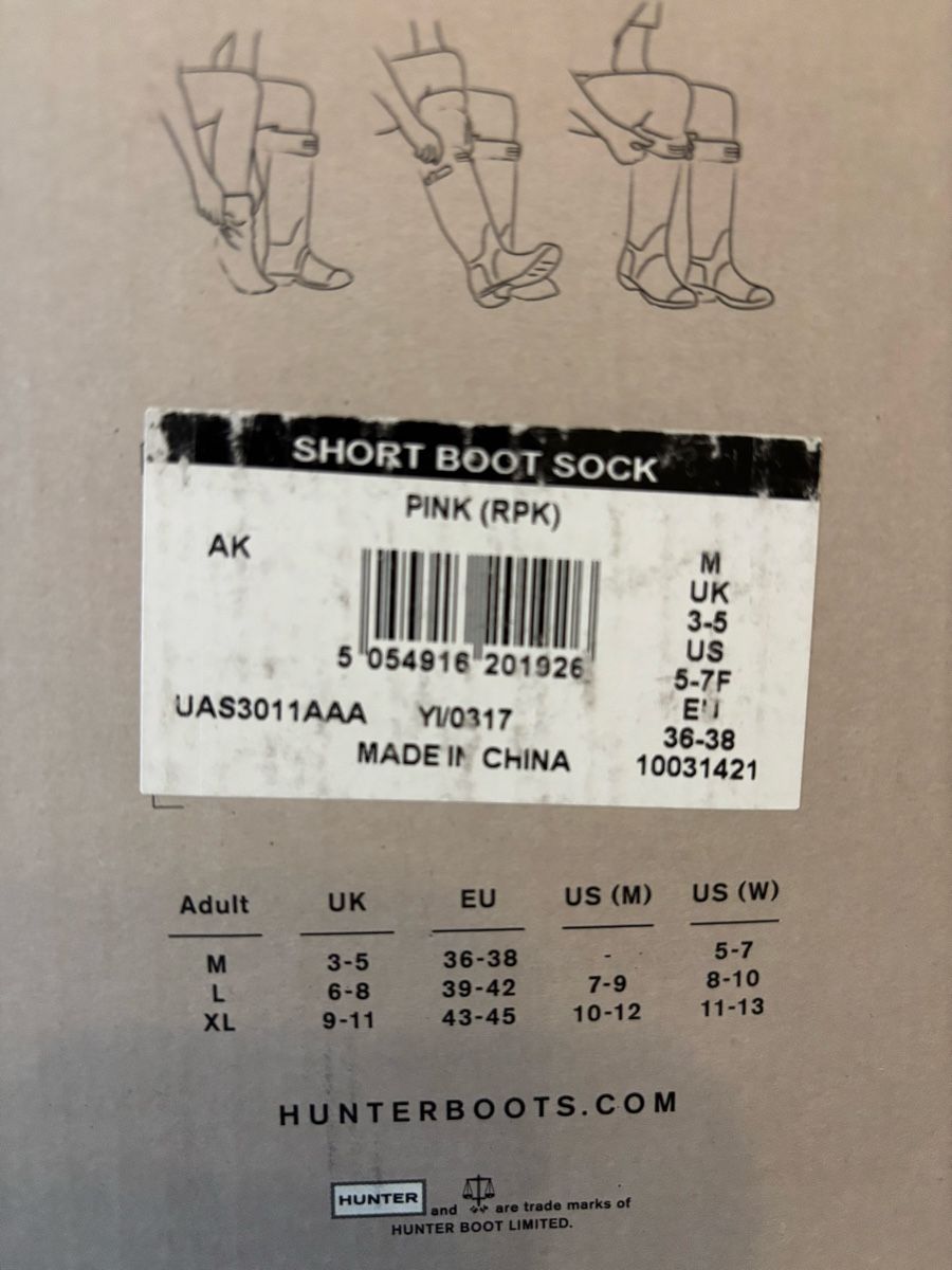 Hunter Calze: Hunter Half-Boot Socks - Size M / 36-38 – Nuovo e nell'imballaggio originale da Berneck venduto da mlb_ch99 1