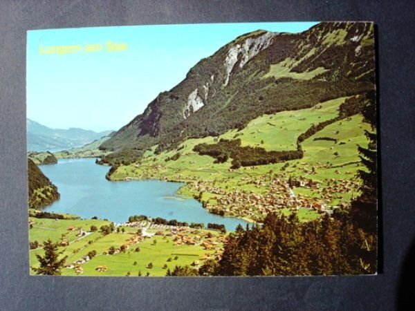 Cartes postales: 7 x Ansichtskarten LUNGERN – D'occasion à Jona par philajona