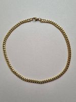 Panzerkette Goldkette Kette vergoldet 39.5 cm