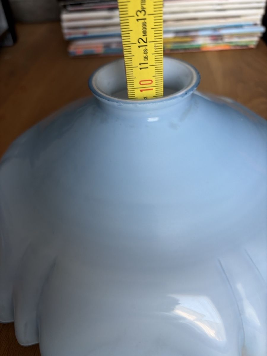 Abat-jours: Lampenschirm Glas Opalblau Durchmesser 23cm  – D'occasion à Lengnau BE par tho_8v9x 3