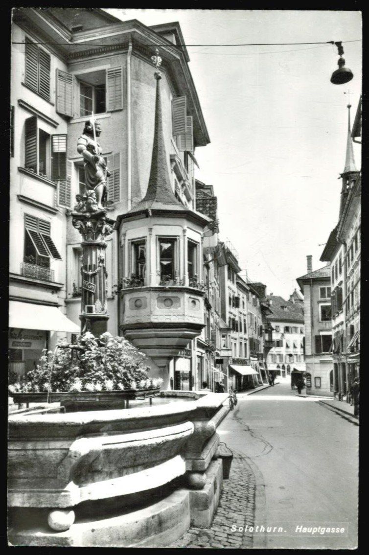Ansichtskarten: AK Solothurn Hauptgasse – Gebraucht aus Zürich von tol_b7c7