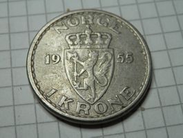 Norwegen  1 Krone, 1955