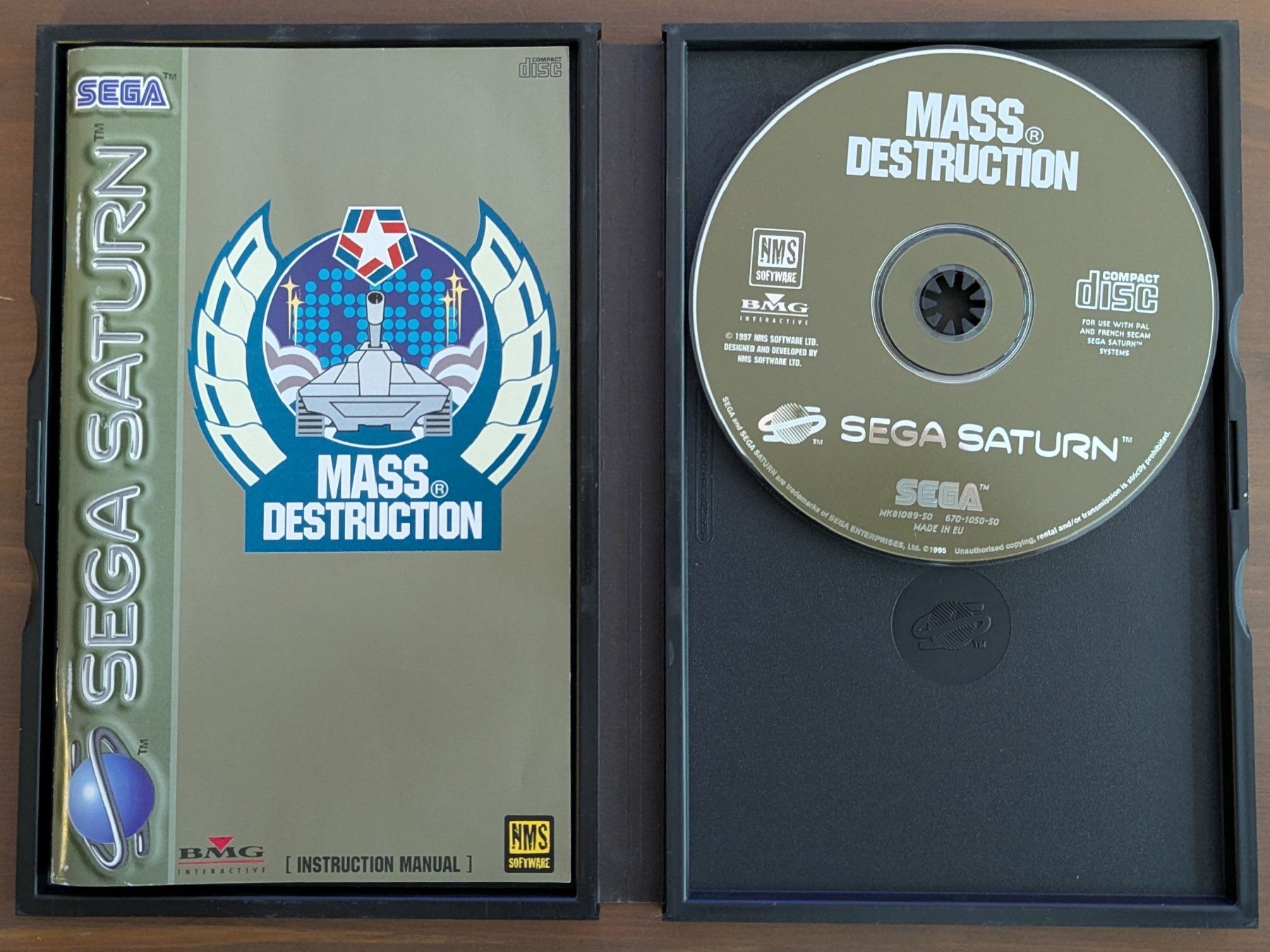 Sega Spiele: Mass Destruction ** Sega Saturn ** Komplett – Gebraucht aus Zürich von Pordox 2