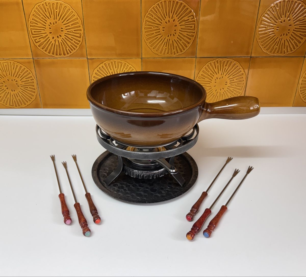 Elettrodomestici da cucina: Fondue Set Käsefondue – Nuovo (secondo la descrizione) da Gerlafingen venduto da sternrose