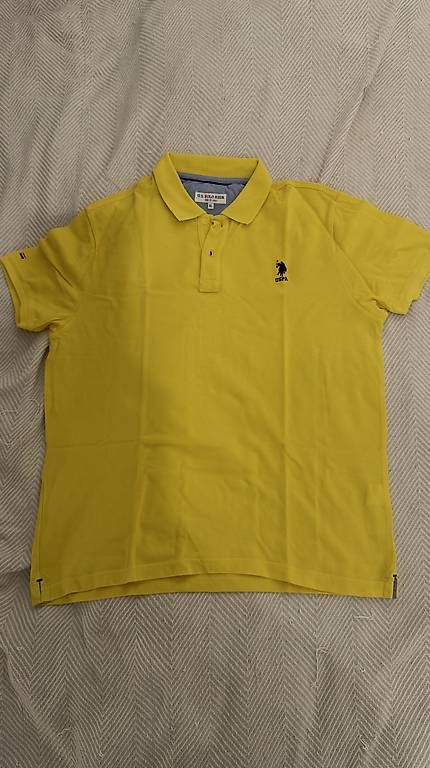Polo-Shirts: US Polo Shirt gelb – Gebraucht aus Brunnen von sea_c7bm