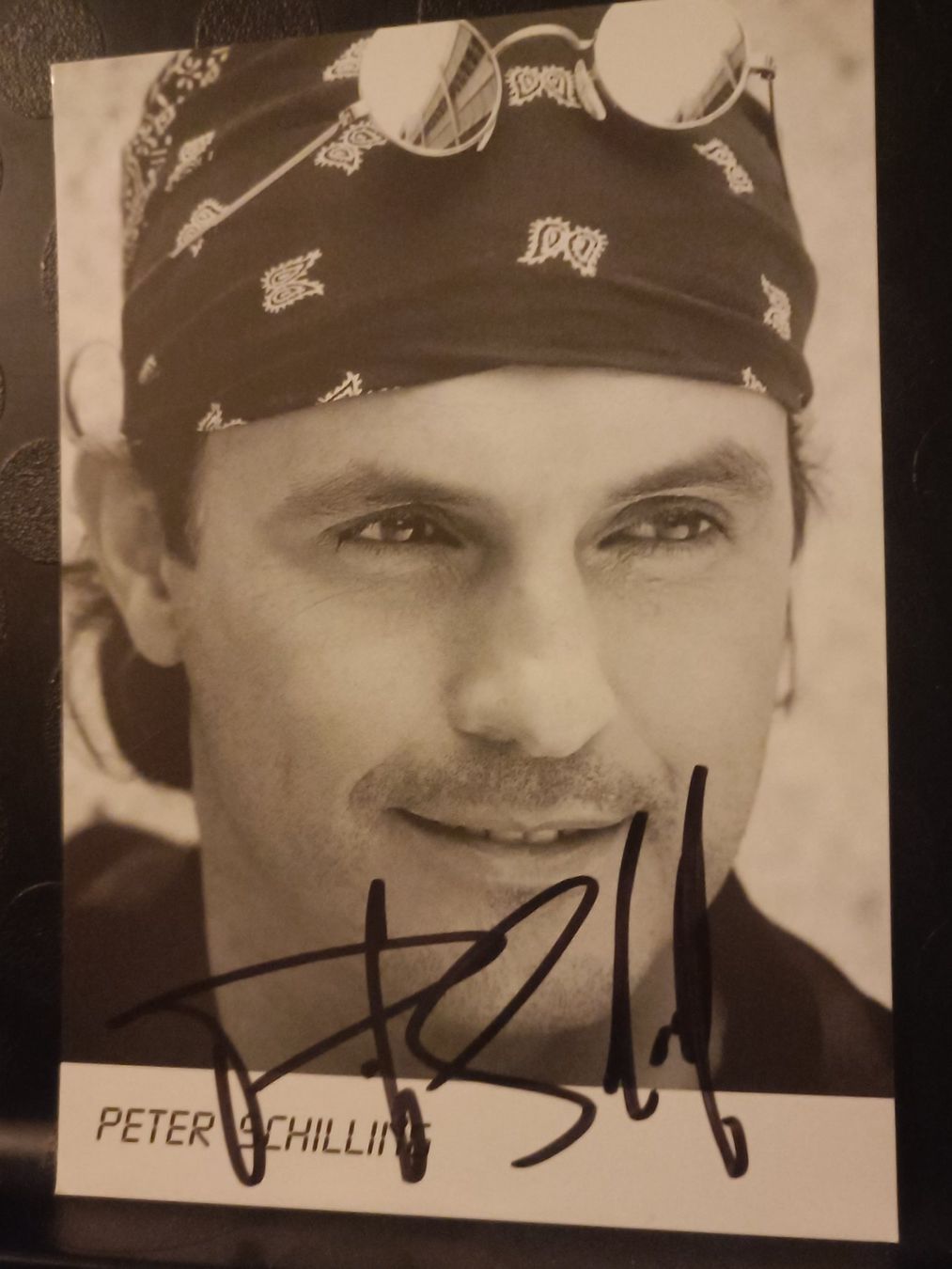 Autografi: Peter Schilling - handsignierte Autogrammkarte – Usato da Menziken venduto da Artographs