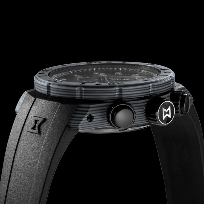 Edox Uhren: Edox CO-1 Carbon Chronograph Automatic (Fabrikneu) – Neu und originalverpackt aus Aeschi SO von Bluemail 2