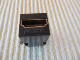 HDMI Keystone Modul HDMI Würfel, schwarz
