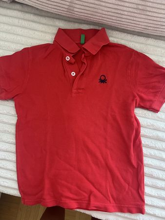 BENETTON POL SHIRT ROT GR 8/9