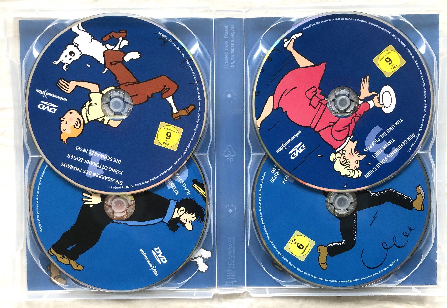 Tutti i DVDs: Tim & Struppi Collection 1 [4 DVDs] – Usato da Schaffhausen venduto da durruti 2