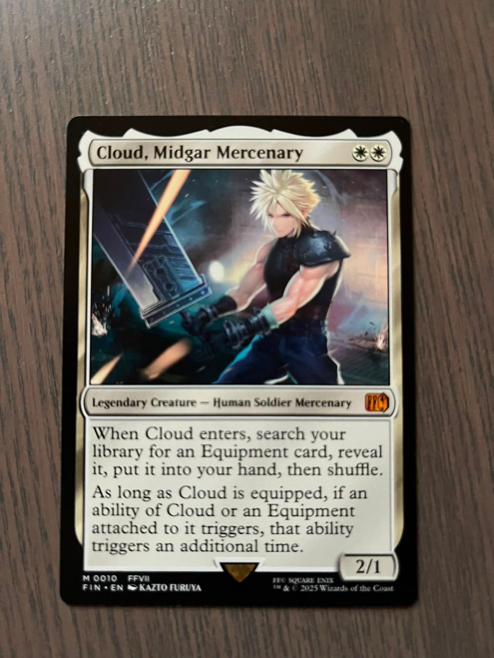 Magic The Gathering Sammelbilder & Trading cards: Cloud, Midgar Mercenary – Neu (gemäss Beschreibung) aus Lugano von m_s6yq