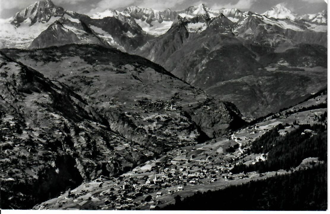 Cartoline postali: Grächen – Usato da Hochdorf venduto da Ziegel-16