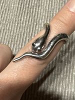 Modeschmuck Fingerring Schlange Gr. 52