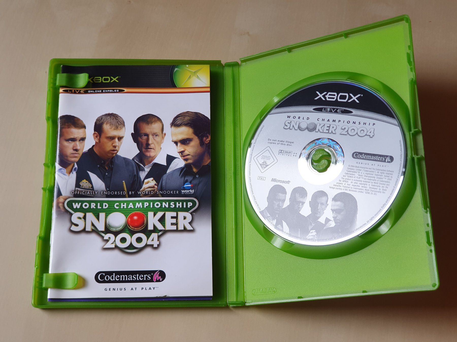Microsoft Giochi: World Championship Snooker 2004 – Usato da Stansstad venduto da collectorsshop 2