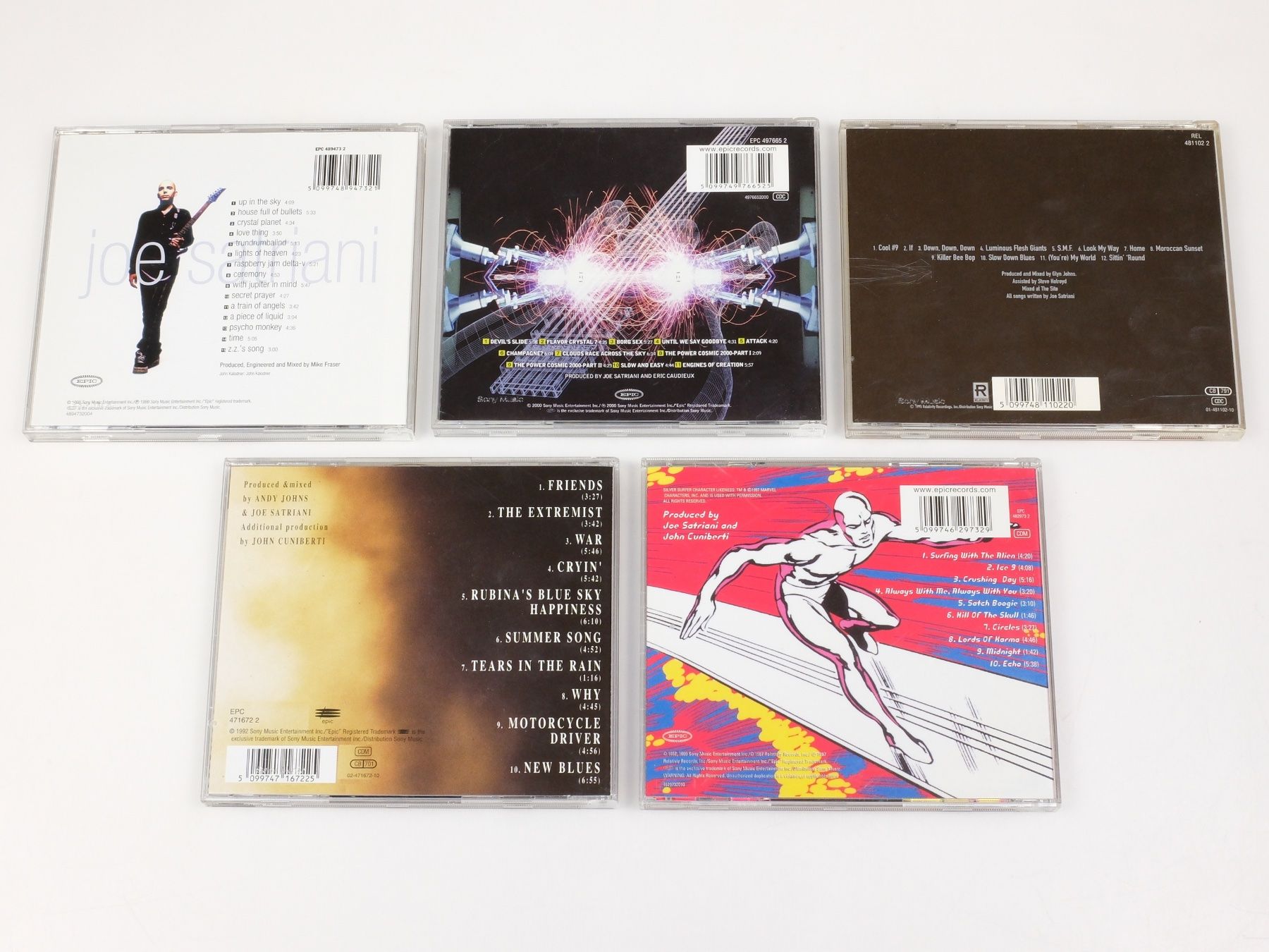 CDs: JOE SATRIANI (5 CDs) – Gebraucht aus Lobsigen von Markus_Haenggi_Bern 1