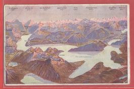 Rigi - Touristik-Werbekarte - ca. 1910