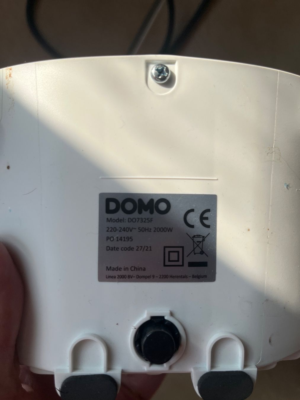 Radiatori: DOMO DO7325F - Radiateur soufflant - 2000 W – Usato da Vernayaz venduto da Darkfrost 3
