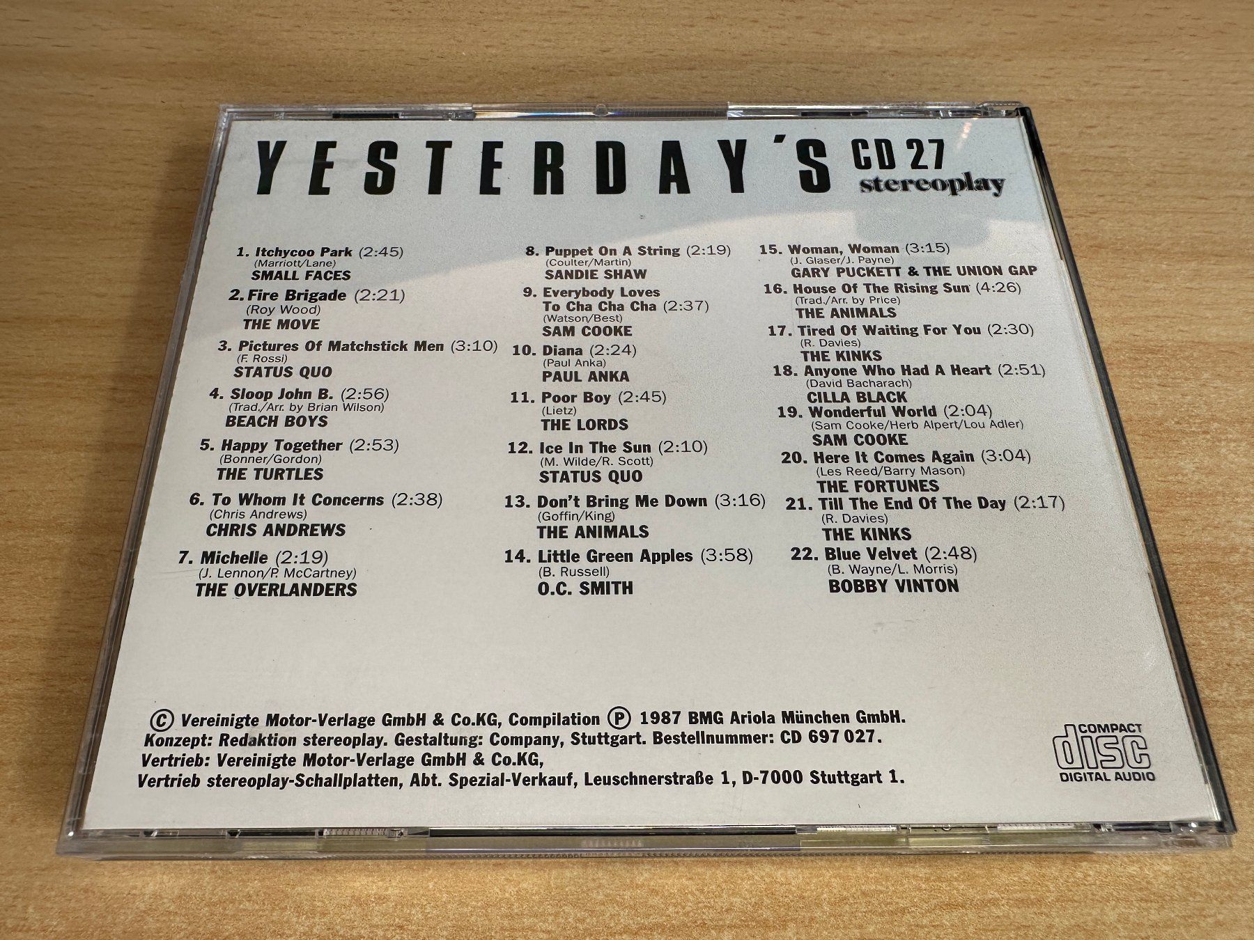 CD: T5 Various – Yesterday's CD 27 – Usato da Rikon im Tösstal venduto da Alpenmutz 1