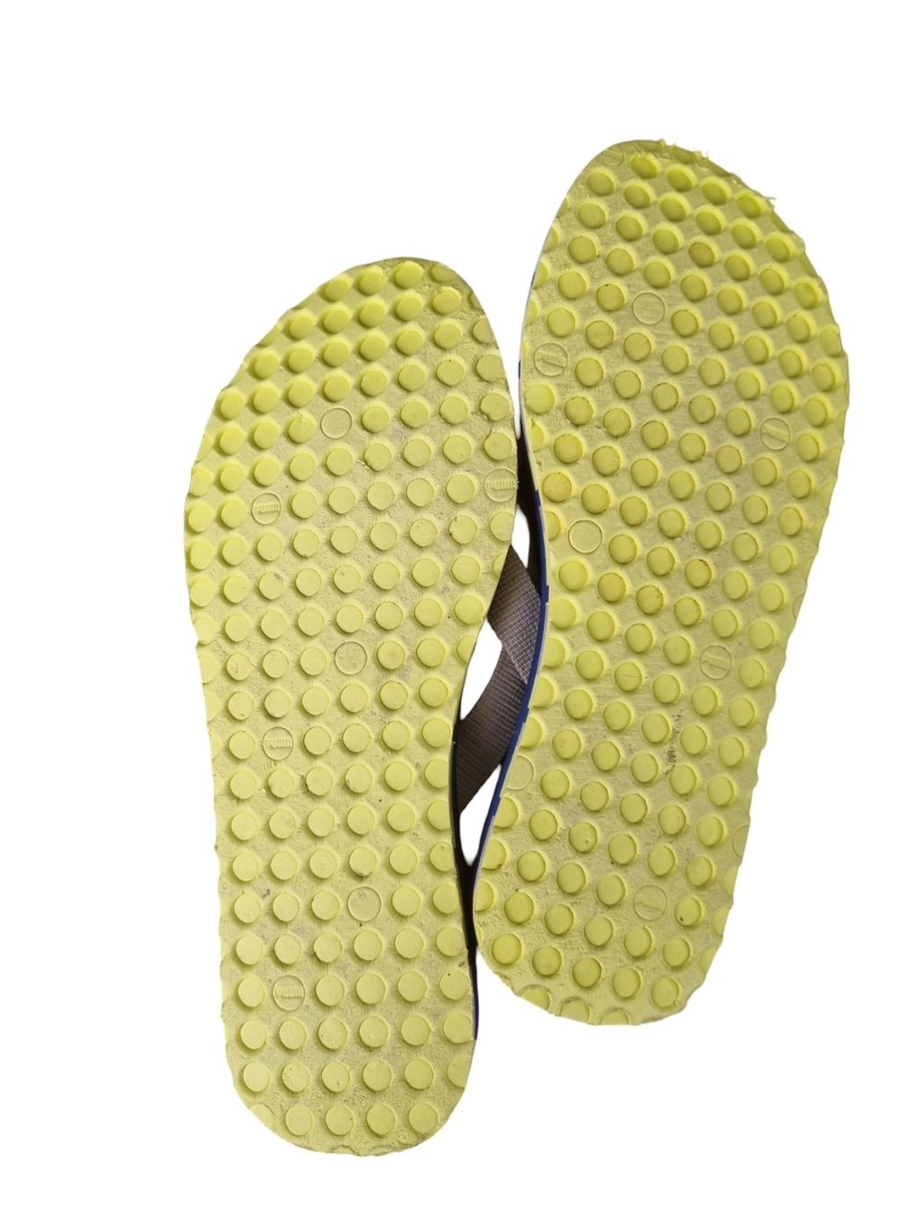 Puma Herrenschuhe: PUMA Flip-Flops marineblau/gelb – Gebraucht aus Wangen b. Olten von Restwert_Wangen 2