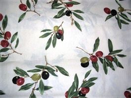 Baumwollstoff  160 x160cm  Oliven