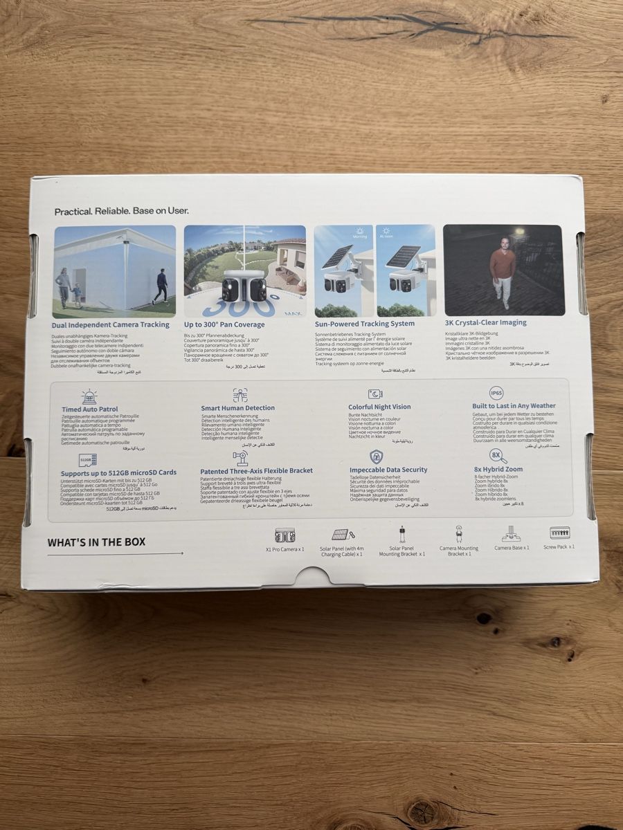 Fotocamera: Baseus Security Camera X1 Pro Dual 3K - Neu ! – Nuovo e nell'imballaggio originale da Wattwil venduto da AlcatronIntelligence 1
