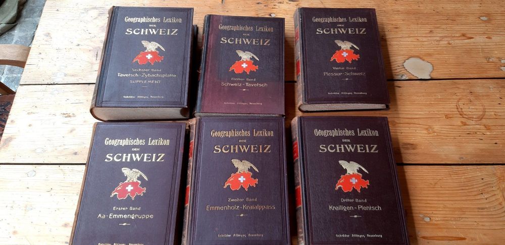 Geographisches Lexikon der Schweiz Kaufen auf Ricardo
