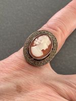 Theodor Fahrner Gemme Cameo Kamme Ring Rg54 wunderschön