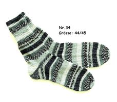 Socken handgestrickt   Gr.44/45   Nr.34