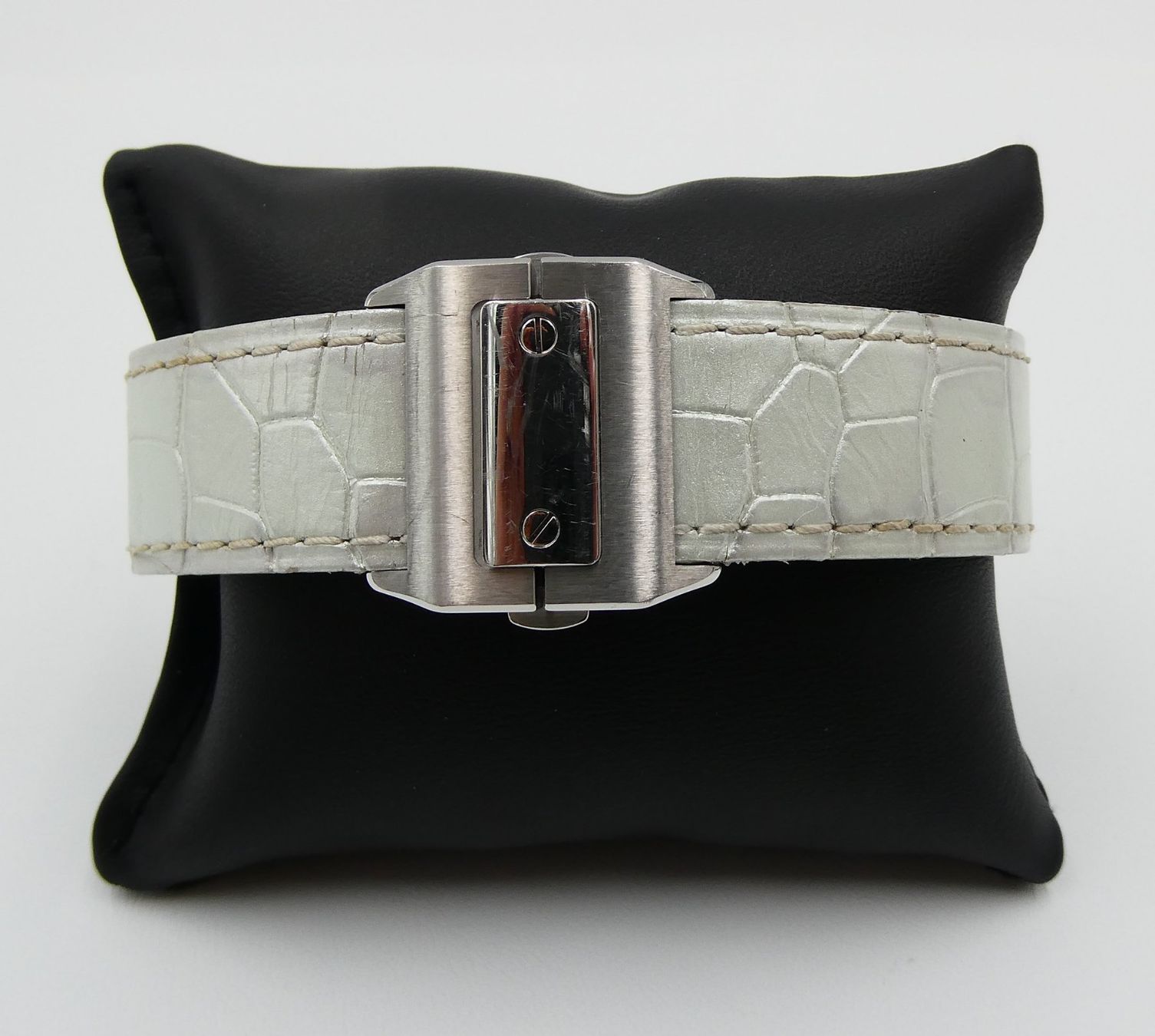 Cartier Orologi: CARTIER "SANTOS 100" MIT PERLMUTTZIFFERBLATT – Usato da Luzern venduto da EdiGem 2