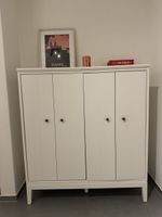 White Cabinet Storage 121x47x135cm good condition