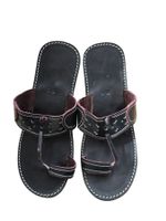 Handgemachte Leder-Sandalen - Lederriemen mit deko 48